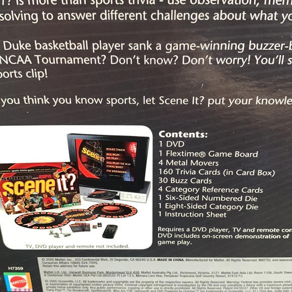 ESPN Sports Trivia Game w real sport clips via DVD. Brand New never been played - Picture 8 of 10